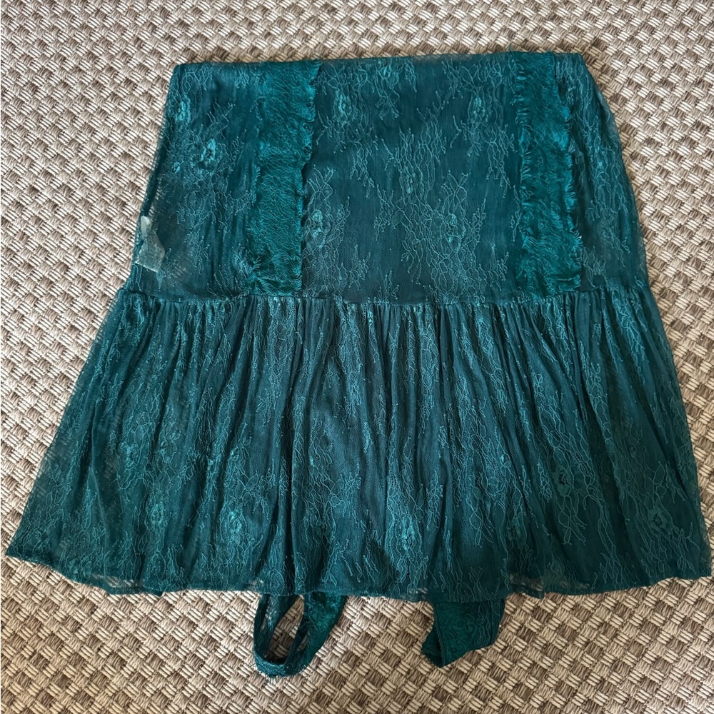 Free‎ people London maxi slip dress green women size Xs New - Picture 7 of 7